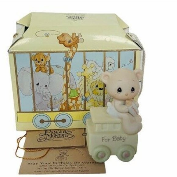 Precious Moments Birthday Gift Wishes Circus Train - Picture 1 of 5
